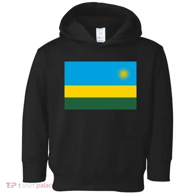 Rwanda Flag Toddler Hoodie