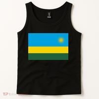 Rwanda Flag Tank Top thumb 2
