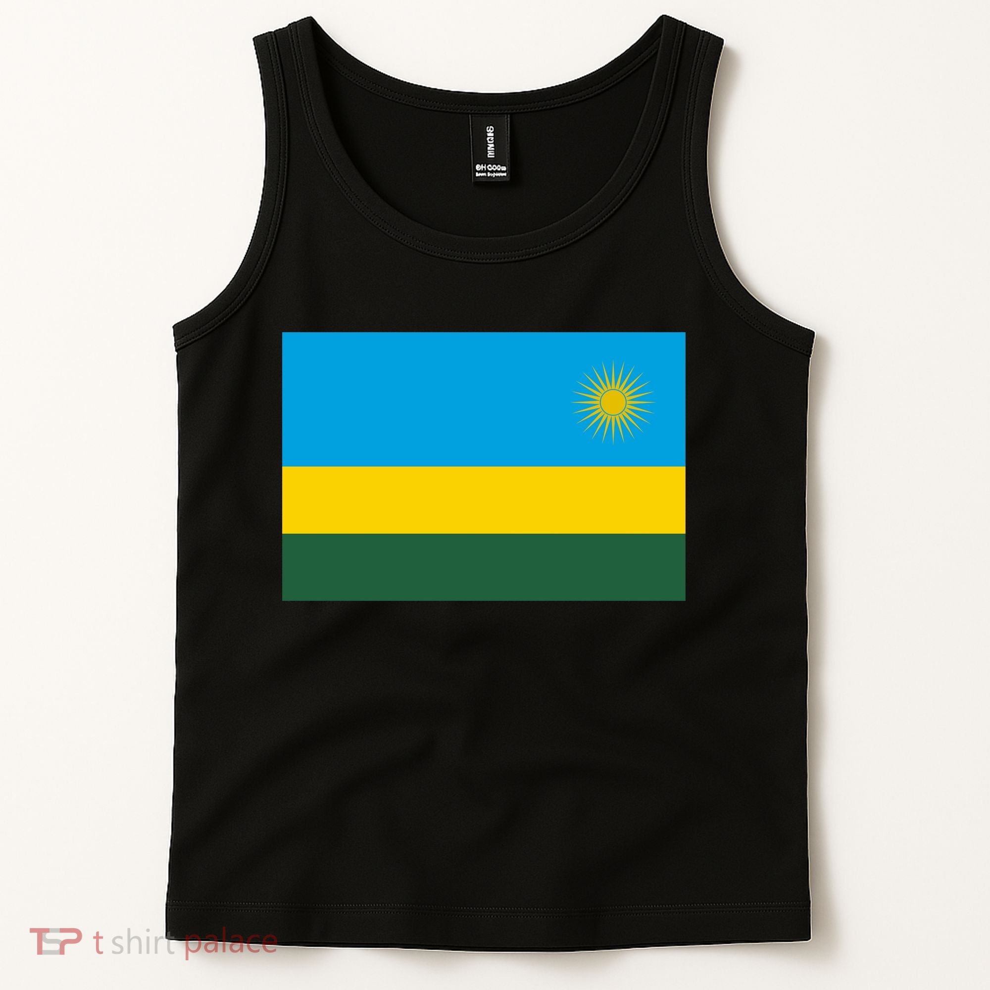 Rwanda Flag Tank Top