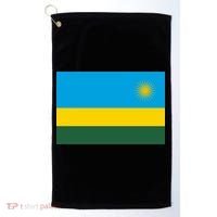 Rwanda Flag Golf Towel thumb 0