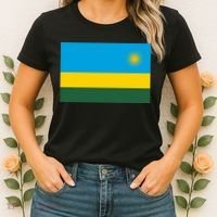 Rwanda Flag Women's T-Shirt thumb 2