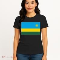 Rwanda Flag Women's T-Shirt thumb 4