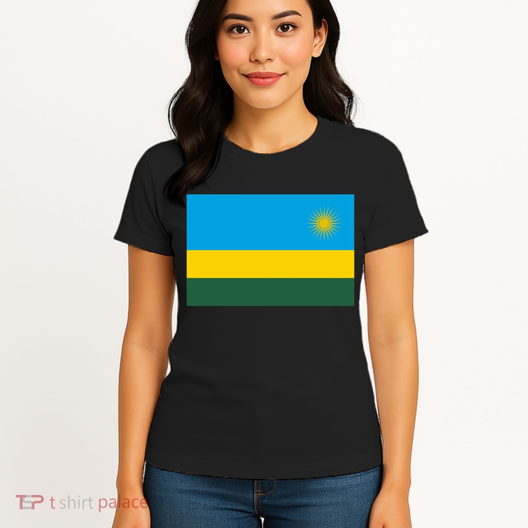 Rwanda Flag Women's T-Shirt