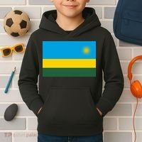 Rwanda Flag Kids Hoodie thumb 2