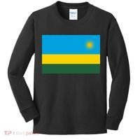 Rwanda Flag Kids Long Sleeve Shirt thumb 0