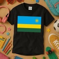 Rwanda Flag Kids T-Shirt thumb 3