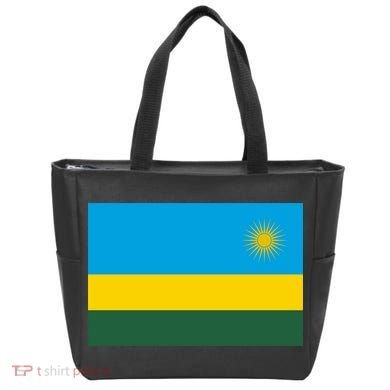 Rwanda Flag Tote Bag