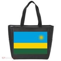 Rwanda Flag Tote Bag thumb 0