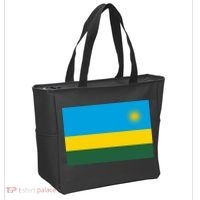 Rwanda Flag Tote Bag thumb 2