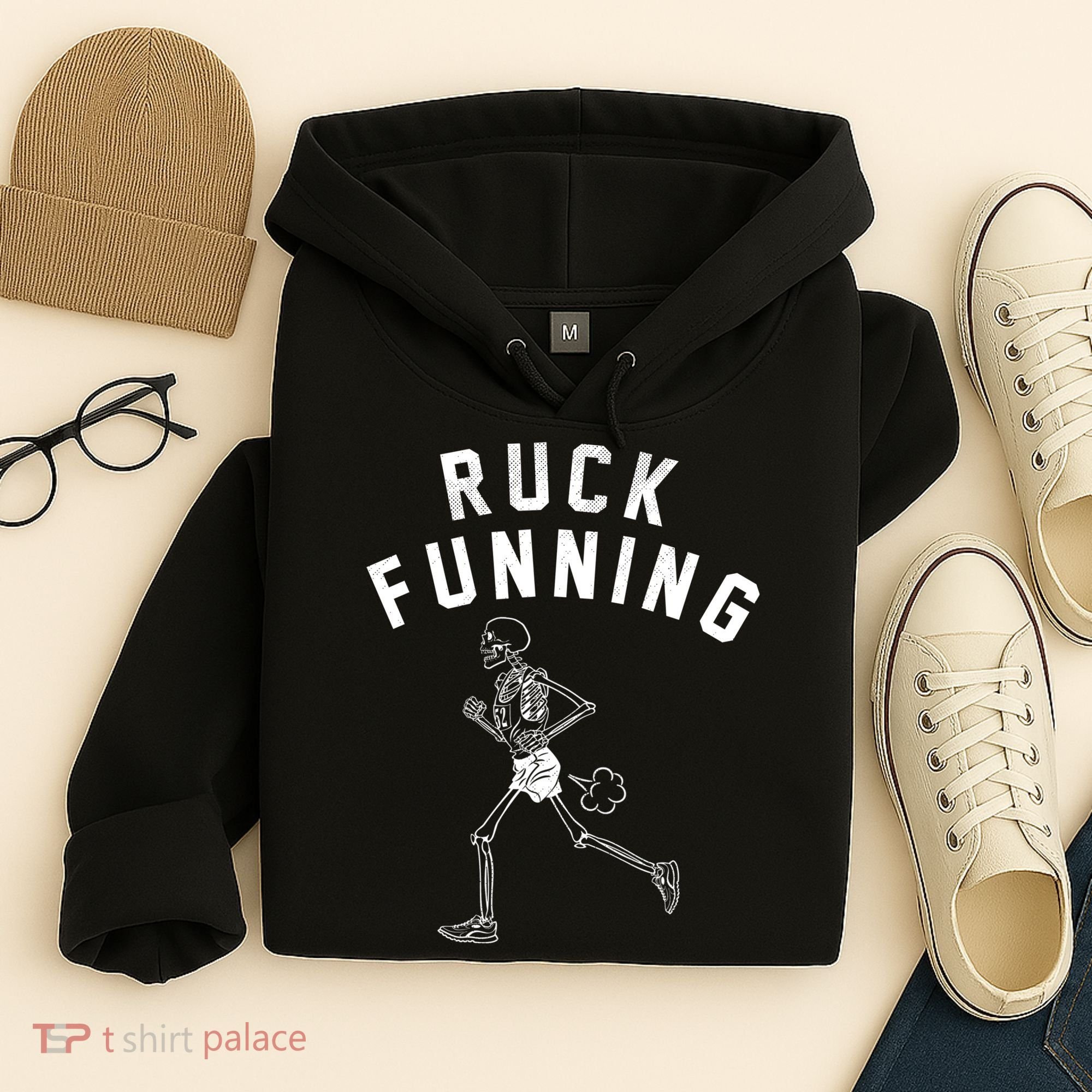 Ruck Funning Running Skeleton Hoodie