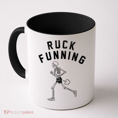 Ruck Funning Running Skeleton Coffee Mug