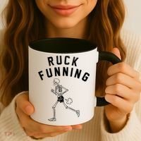 Ruck Funning Running Skeleton Coffee Mug thumb 3