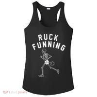 Ruck Funning Running Skeleton Ladies PosiCharge Competitor Racerback Tank thumb 0