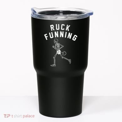 Ruck Funning Running Skeleton Tumbler