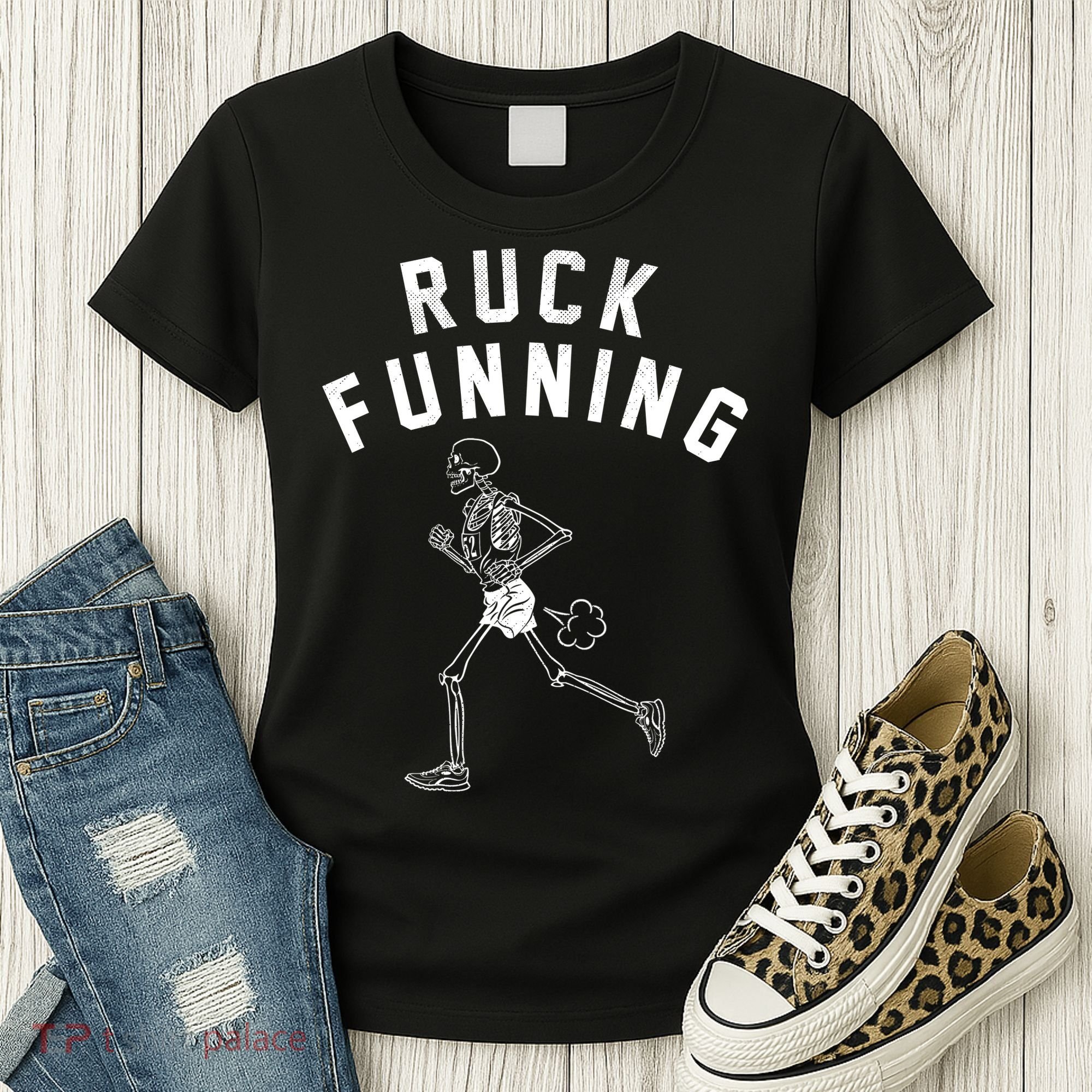 Ruck Funning Running Skeleton Women's T-Shirt