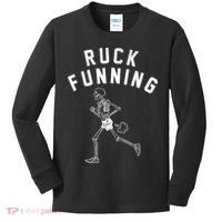 Ruck Funning Running Skeleton Kids Long Sleeve Shirt thumb 0