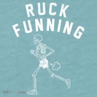 Ruck Funning Running Skeleton Sueded Cloud Jersey T-Shirt thumb 2