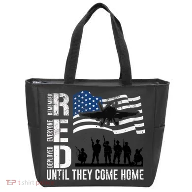 Red Friday Remember Everyone Deployed Until Come Tote Bag