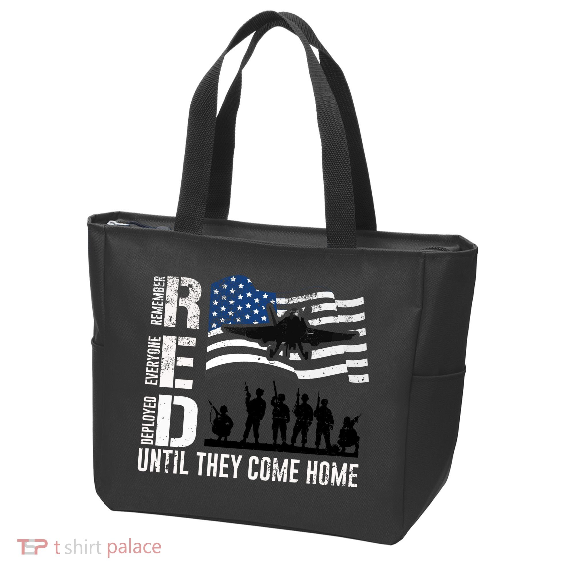 Red Friday Remember Everyone Deployed Until Come Tote Bag