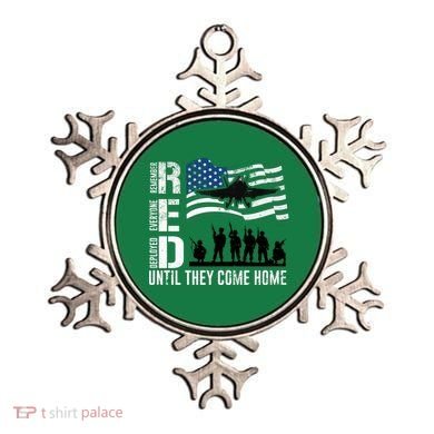 Red Friday Remember Everyone Deployed Until Come Ornament