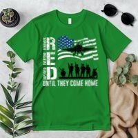 Red Friday Remember Everyone Deployed Until Come Premium T-Shirt thumb 2