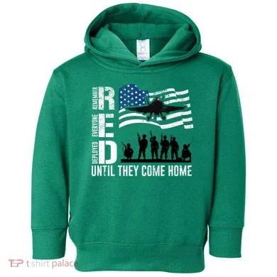 Red Friday Remember Everyone Deployed Until Come Toddler Hoodie