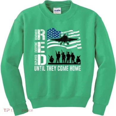 Red Friday Remember Everyone Deployed Until Come Kids Sweatshirt