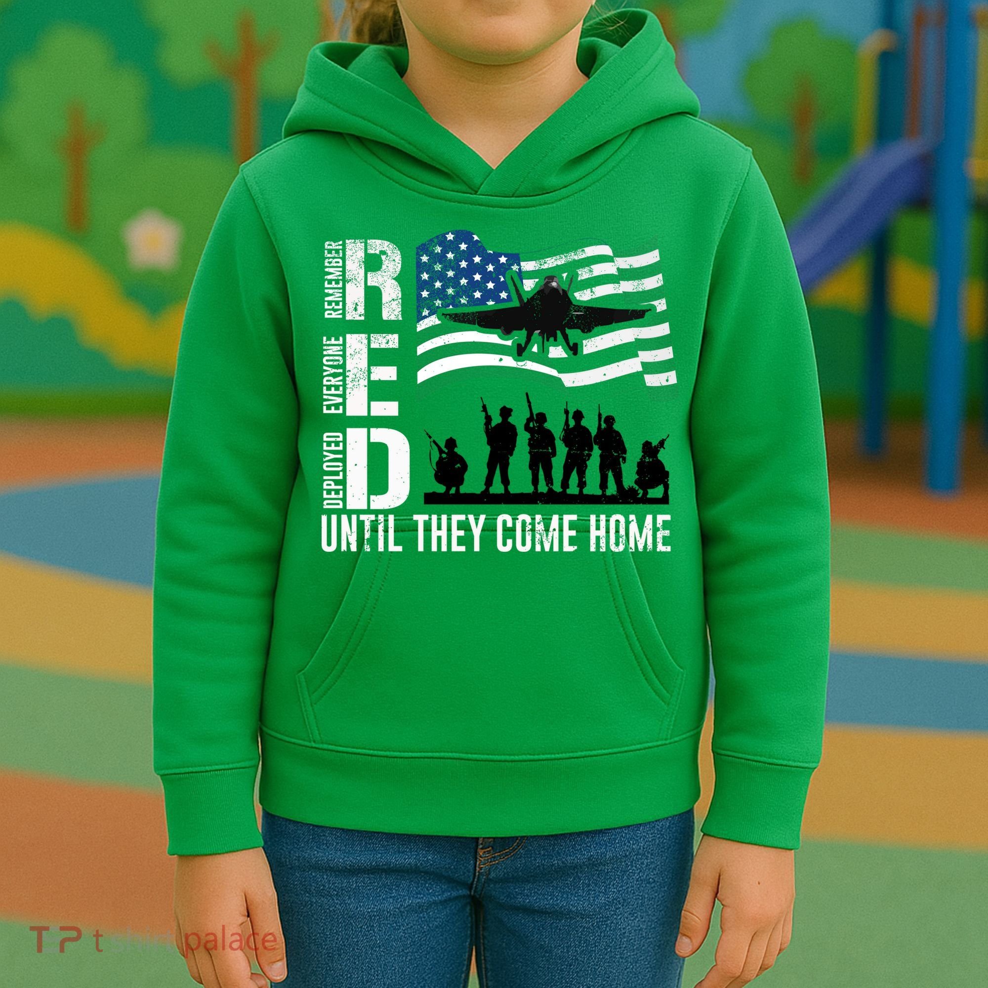 Red Friday Remember Everyone Deployed Until Come Kids Hoodie