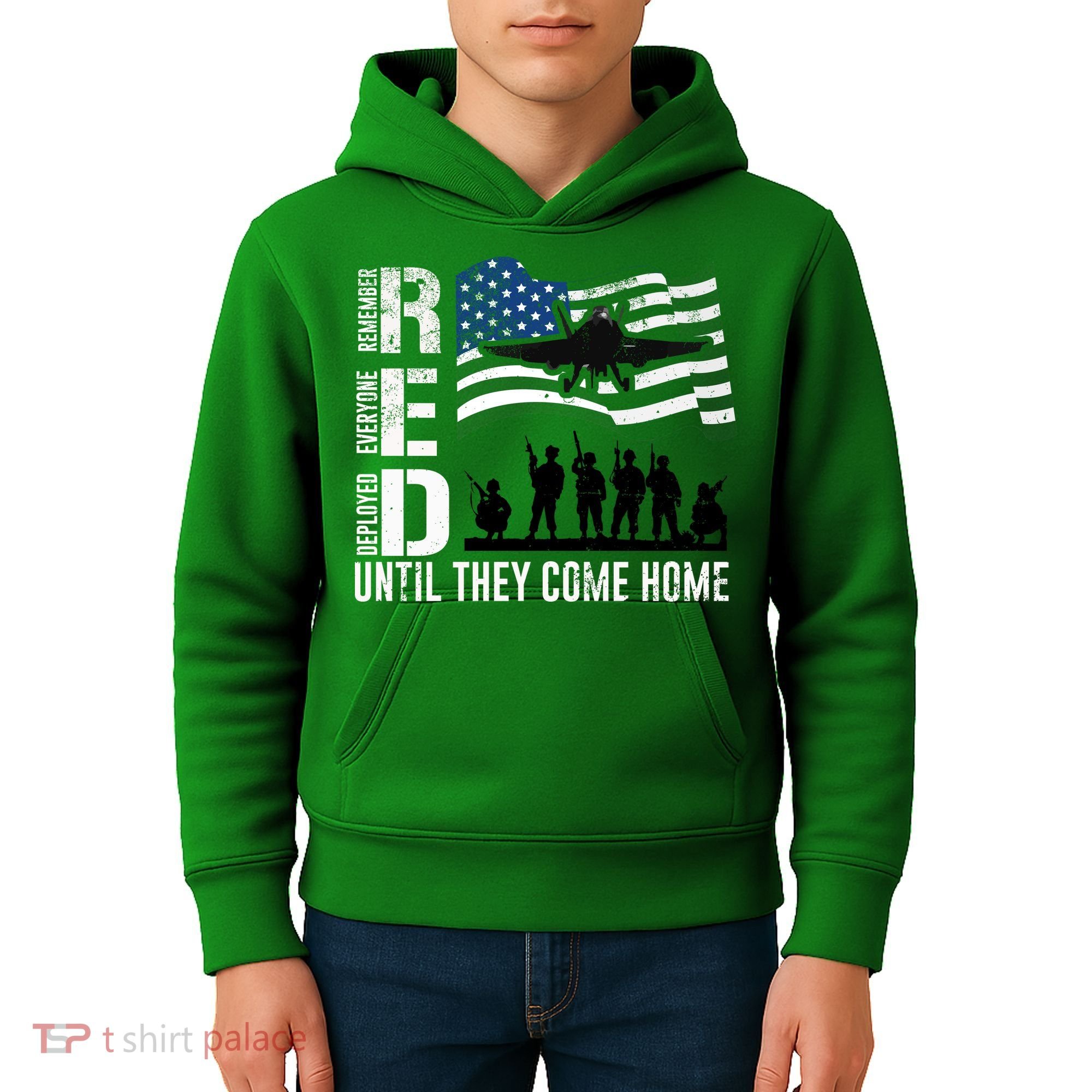 Red Friday Remember Everyone Deployed Until Come Kids Hoodie