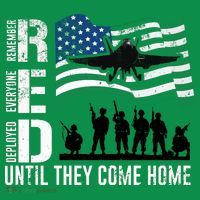 Red Friday Remember Everyone Deployed Until Come Kids Long Sleeve Shirt thumb 2