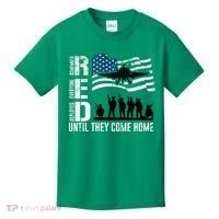 Red Friday Remember Everyone Deployed Until Come Kids T-Shirt thumb 0