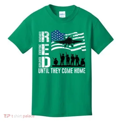Red Friday Remember Everyone Deployed Until Come Kids T-Shirt