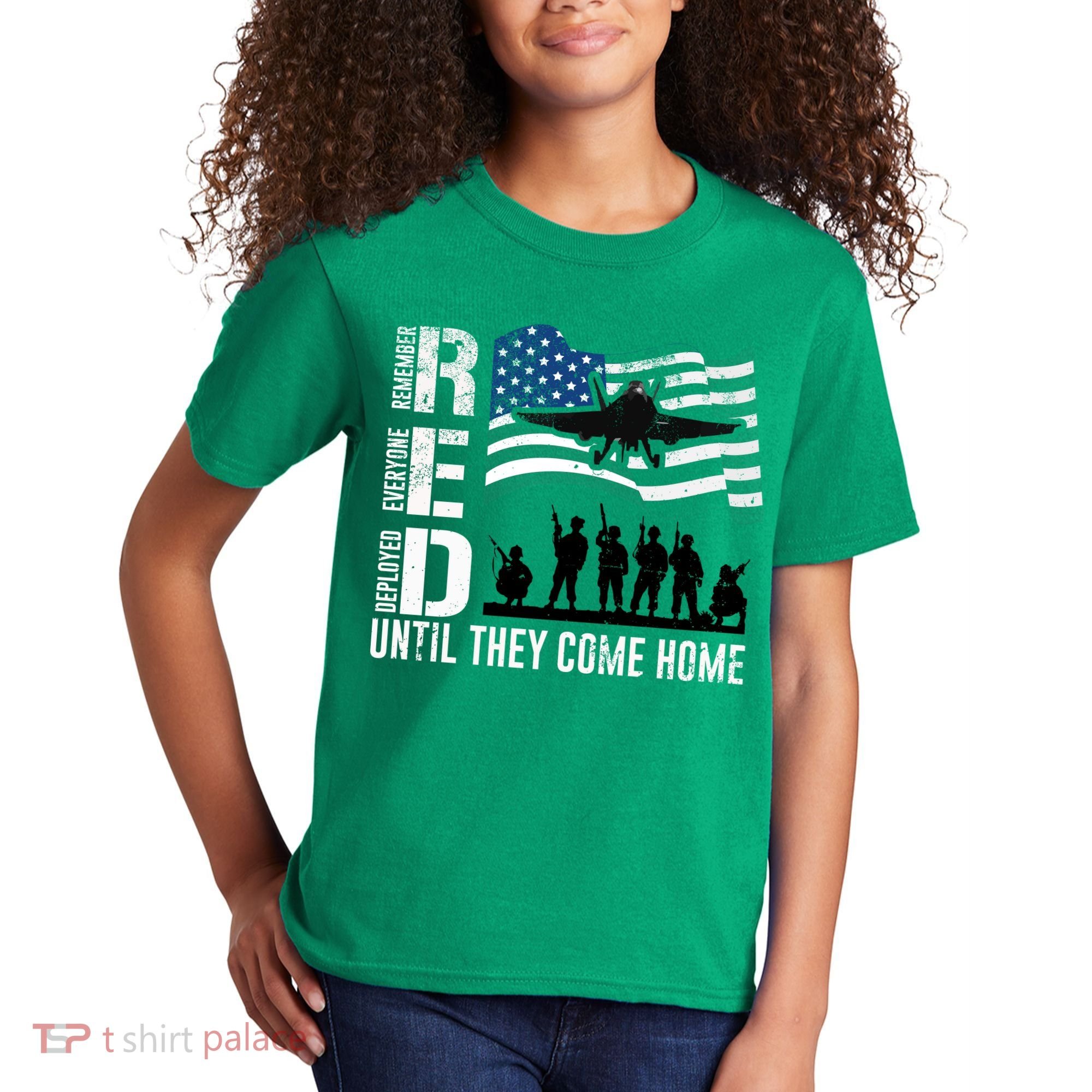 Red Friday Remember Everyone Deployed Until Come Kids T-Shirt