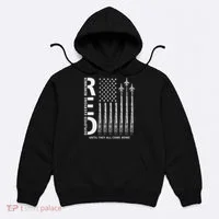Red Friday Remember Everyone Deployed Military Jets Flag Hoodie thumb 0