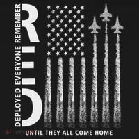 Red Friday Remember Everyone Deployed Military Jets Flag Tank Top thumb 6