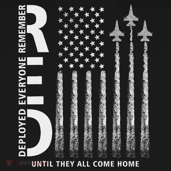 Red Friday Remember Everyone Deployed Military Jets Flag Tank Top