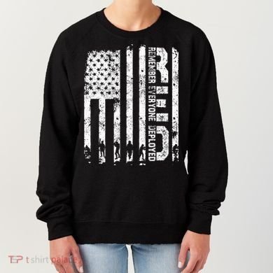 Red Friday Remember Everyone Deployed Military Wear RED Women's Sweatshirt