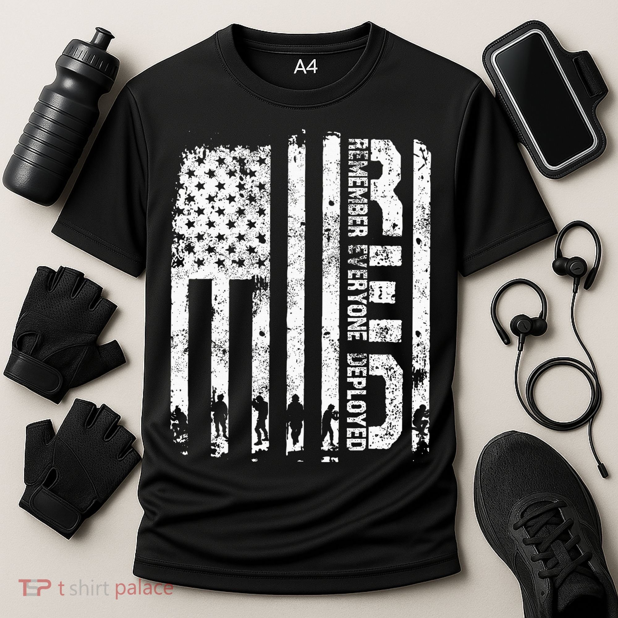 Red Friday Remember Everyone Deployed Military Wear RED Cooling Performance Crew T-Shirt