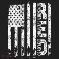 Red Friday Remember Everyone Deployed Military Wear RED Beanie thumb 2