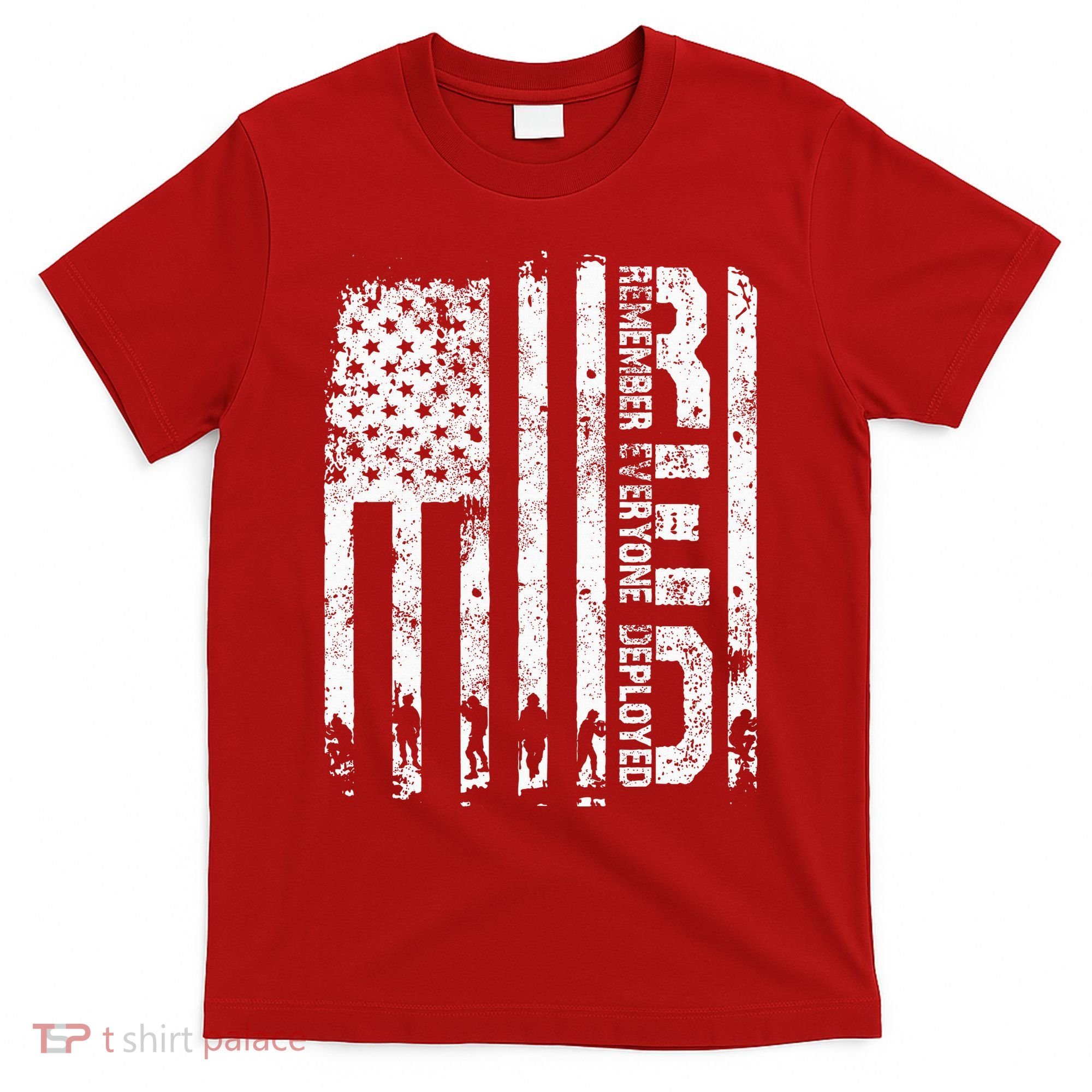 Red Friday Remember Everyone Deployed Military Wear RED T-Shirt