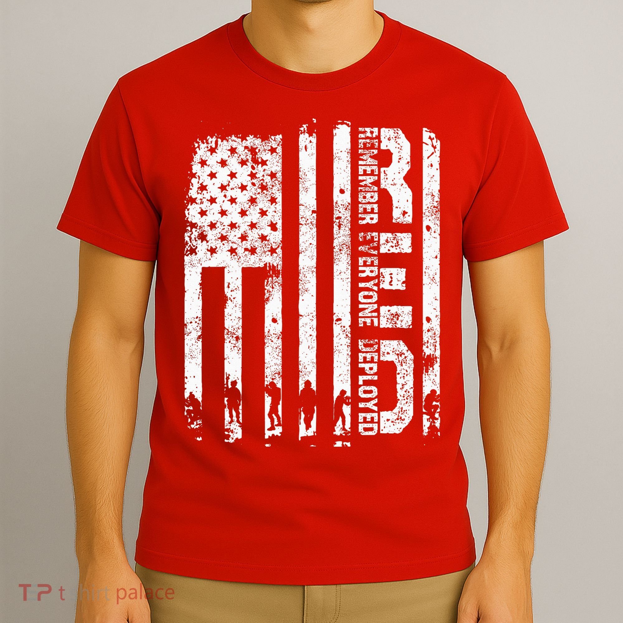Red Friday Remember Everyone Deployed Military Wear RED T-Shirt