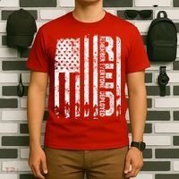 Red Friday Remember Everyone Deployed Military Wear RED T-Shirt thumb 6