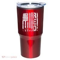 Red Friday Remember Everyone Deployed Military Wear RED Tumbler thumb 0