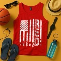 Red Friday Remember Everyone Deployed Military Wear RED Tank Top thumb 4