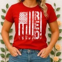 Red Friday Remember Everyone Deployed Military Wear RED Women's T-Shirt thumb 2