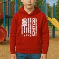 Red Friday Remember Everyone Deployed Military Wear RED Kids Hoodie thumb 2