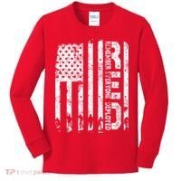 Red Friday Remember Everyone Deployed Military Wear RED Kids Long Sleeve Shirt thumb 0