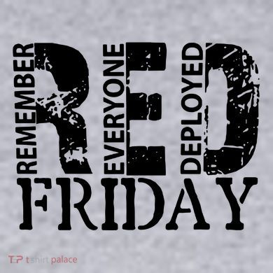 Red Friday Remember Everyone Deployed Women's Racerback Cropped Tank