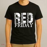 Red Friday Remember Everyone Deployed T-Shirt thumb 3