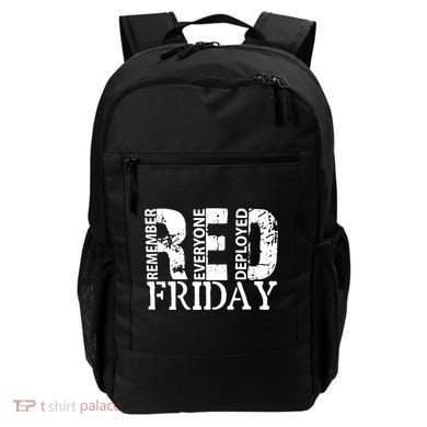 Red Friday Remember Everyone Deployed Backpack